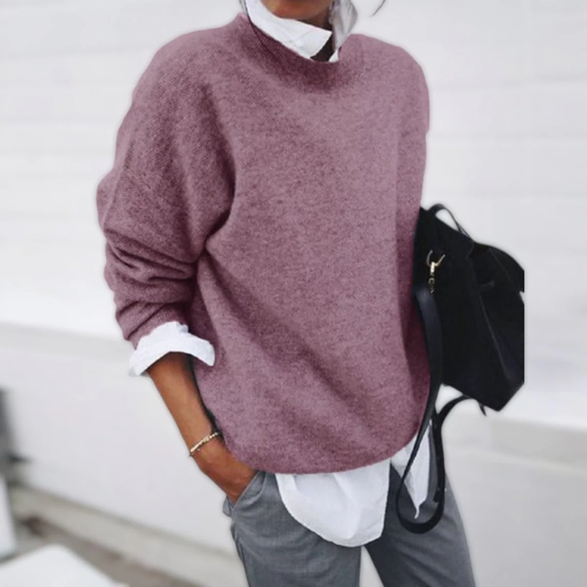 Leoni - Maglione Morbido in Cashmere - Image 5