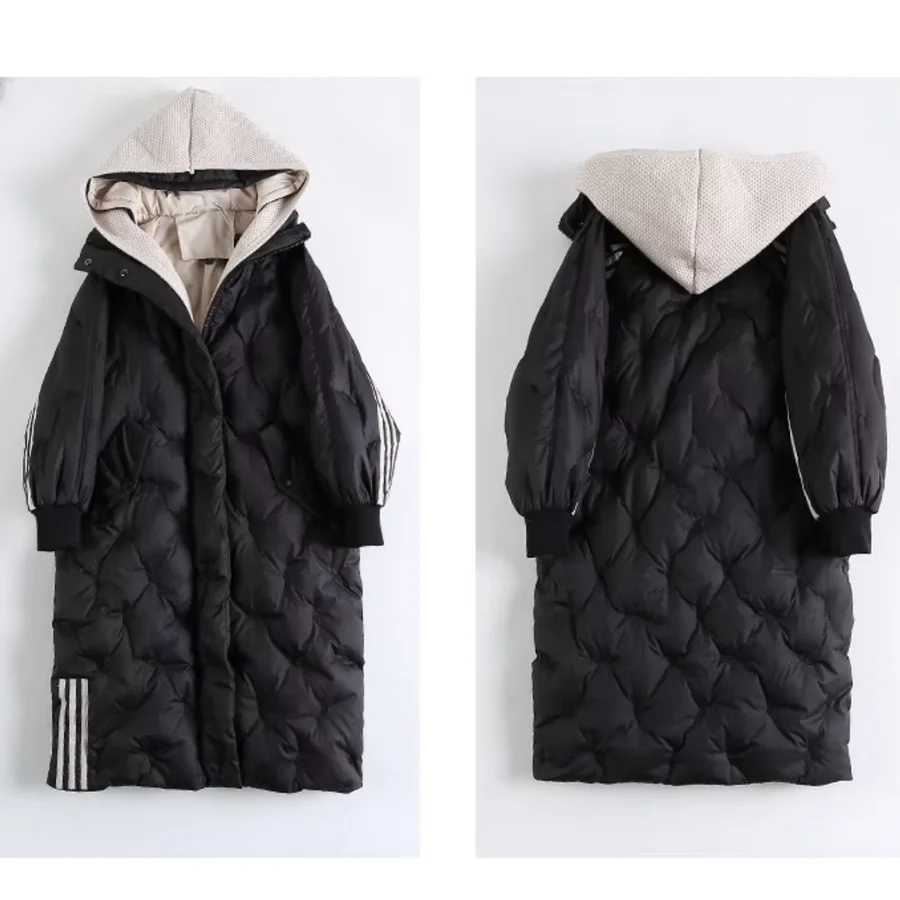Lesley – Cappotto Trapuntato con Cappuccio - Image 7