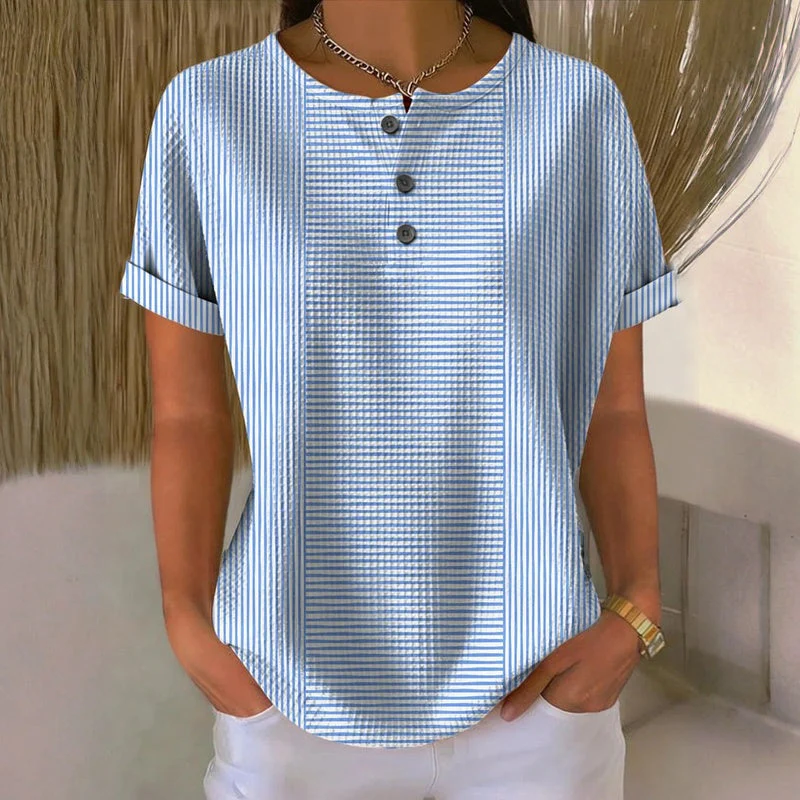 Lessie - Camicetta Casual a Righe