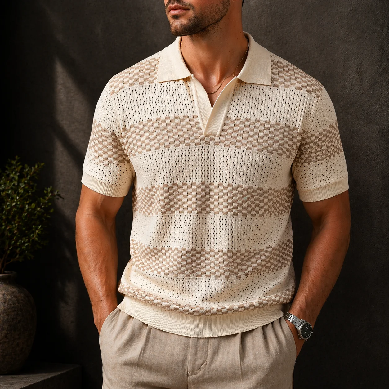 Leunard - Polo in maglia a righe - Image 3
