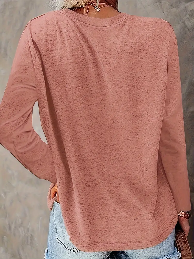 Levine - Elegante Top a Tunica Con Maniche Lunghe e Stampa Girasole - Image 4