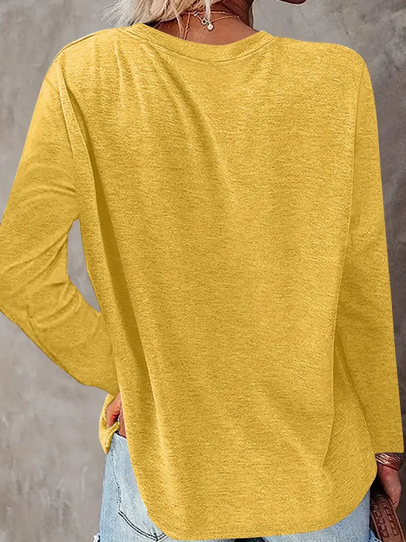 Levine - Elegante Top a Tunica Con Maniche Lunghe e Stampa Girasole - Image 6