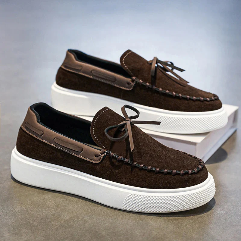 Lewas - Eleganti Scarpe in Pelle Scamosciata - Image 5