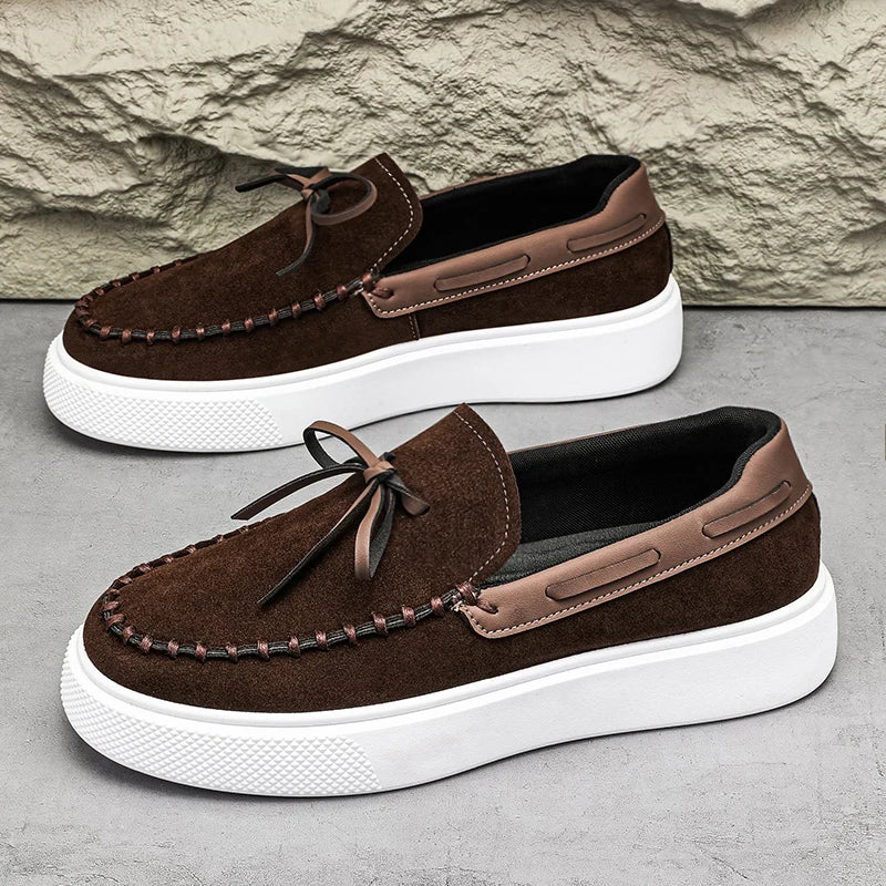 Lewas - Eleganti Scarpe in Pelle Scamosciata - Image 7