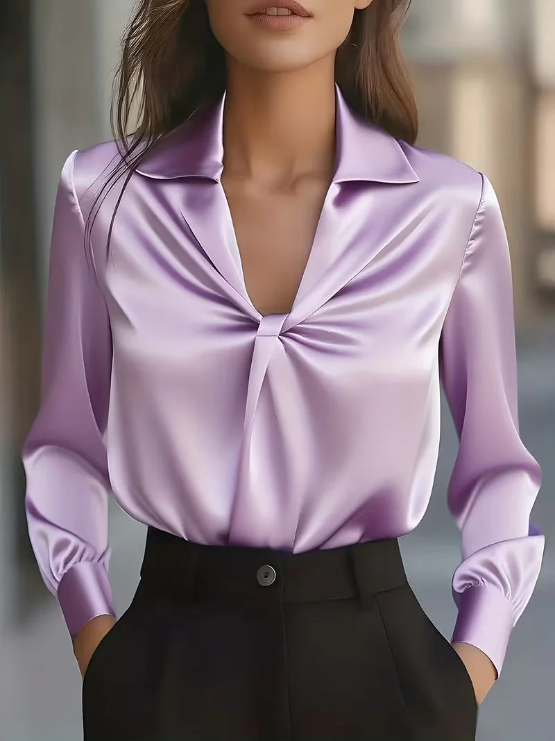 Leylah - Elegante Camicetta a Maniche Lunghe - Image 4