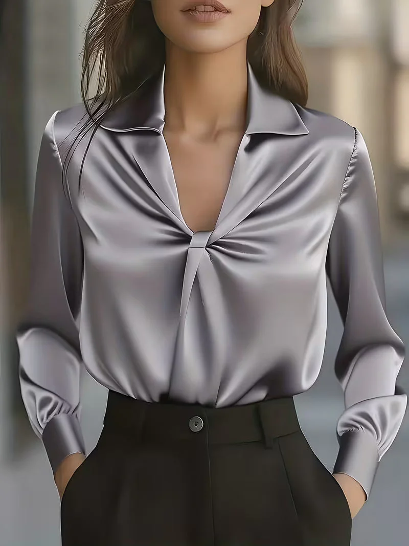 Leylah - Elegante Camicetta a Maniche Lunghe - Image 8