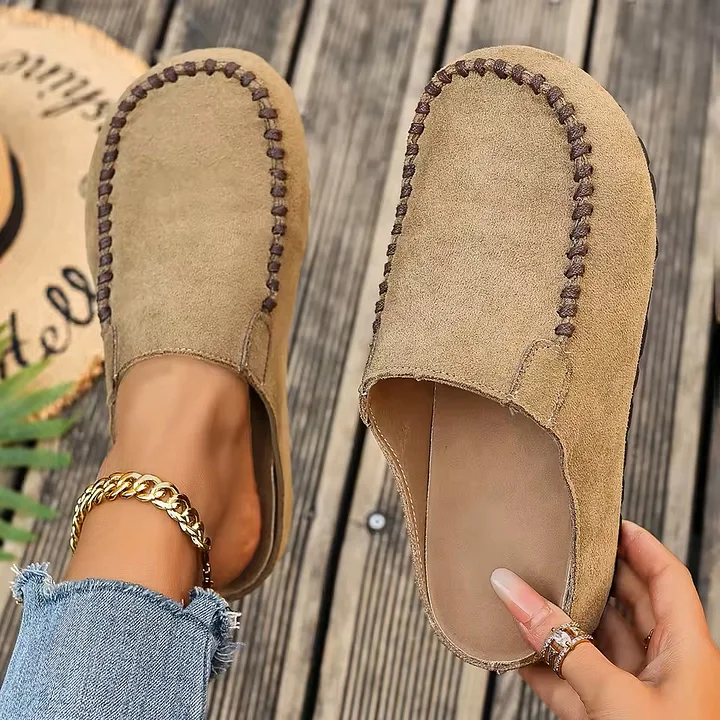 Lidja - Mules In Pelle Vintage - Image 3