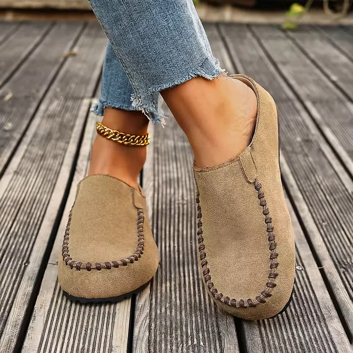 Lidja - Mules In Pelle Vintage - Image 4