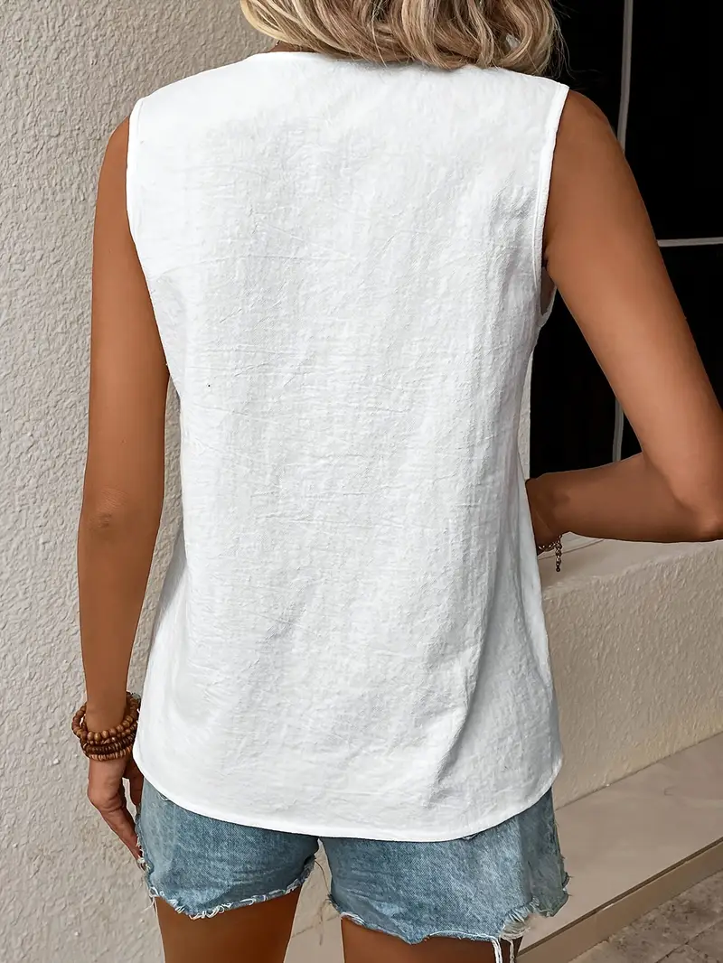Liljana - Camicia Elegante Senza Maniche - Image 10