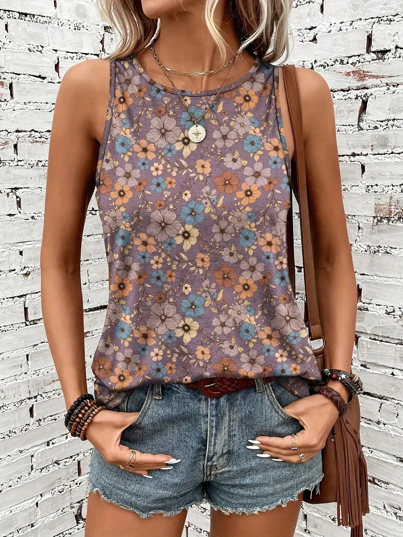 Lilou - Top Estivo Casual Con Stampa Floreale - Image 17