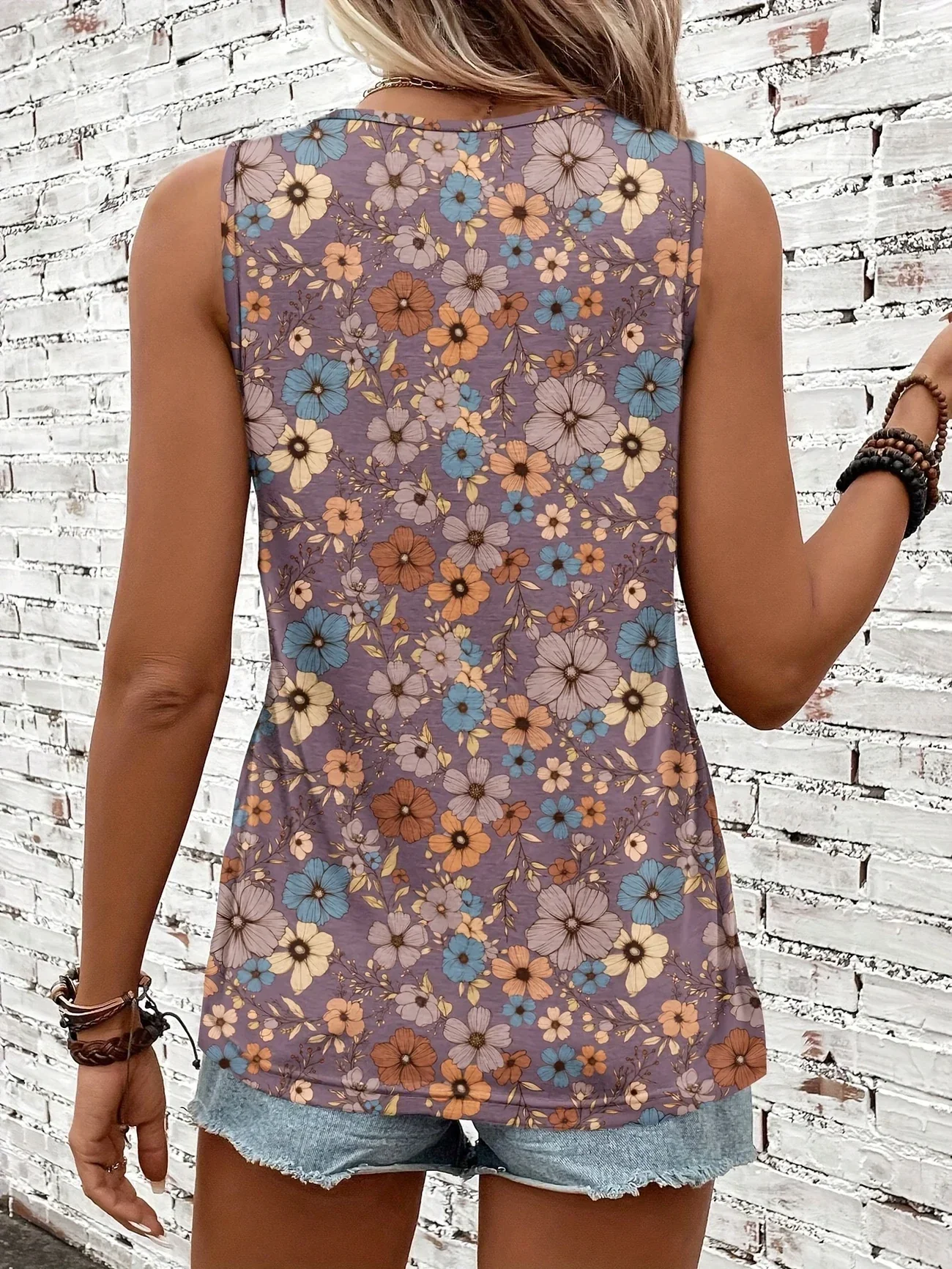 Lilou - Top Estivo Casual Con Stampa Floreale - Image 20