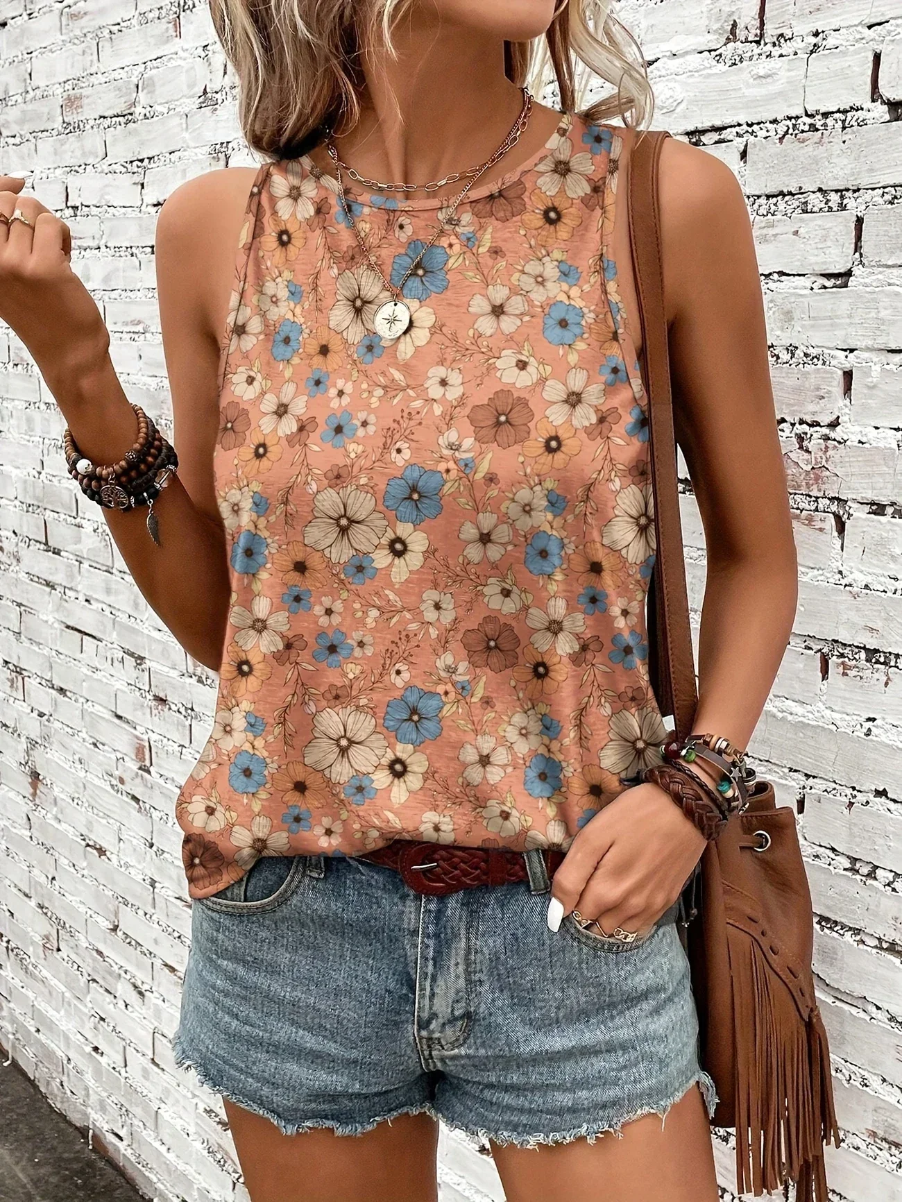 Lilou - Top Estivo Casual Con Stampa Floreale - Image 21