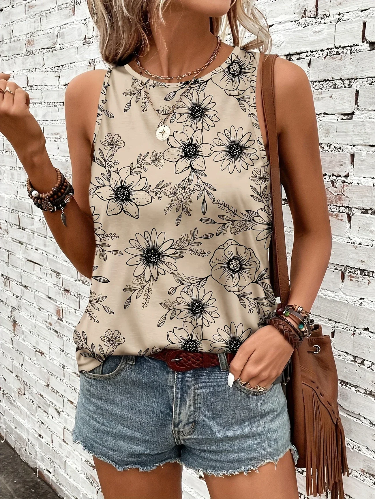Lilou - Top Estivo Casual Con Stampa Floreale - Image 25