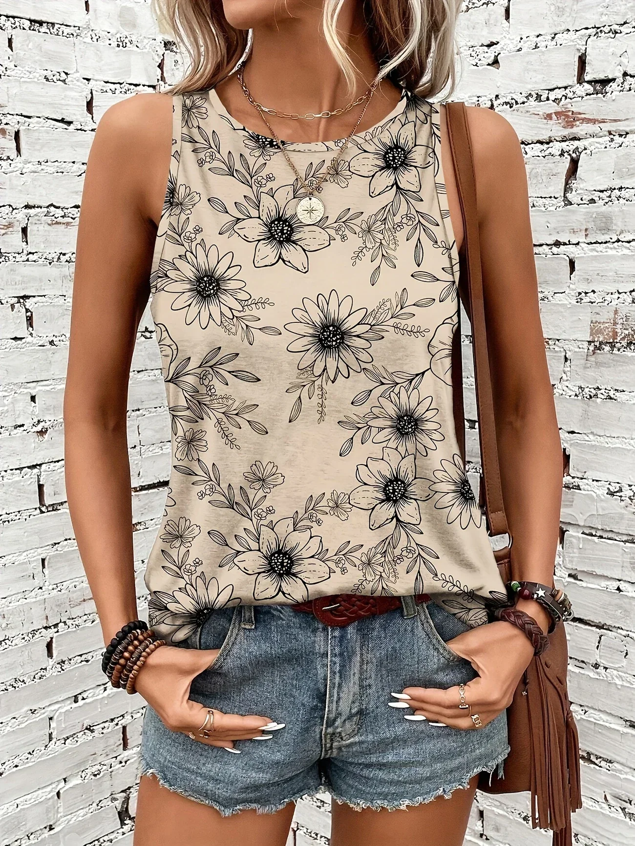 Lilou - Top Estivo Casual Con Stampa Floreale - Image 27