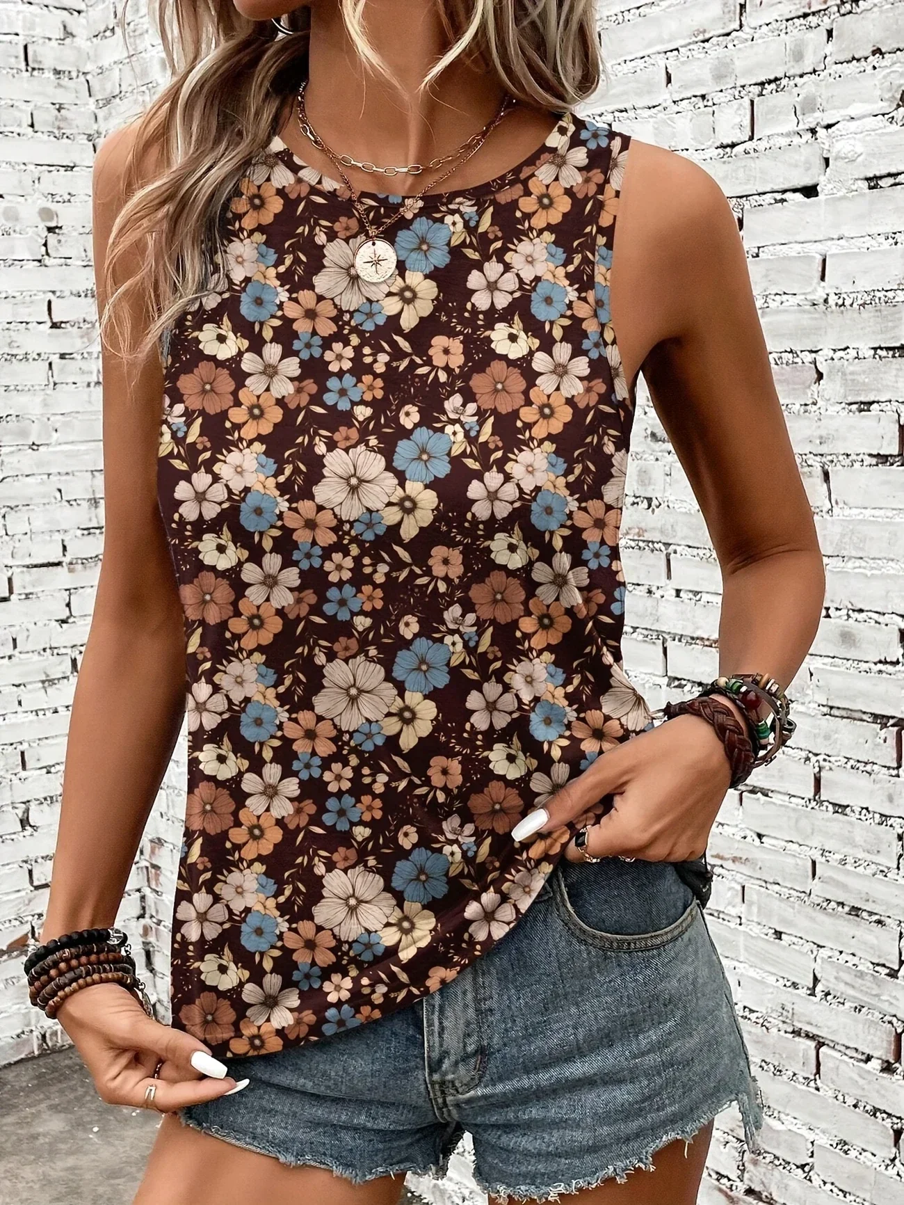 Lilou - Top Estivo Casual Con Stampa Floreale - Image 31