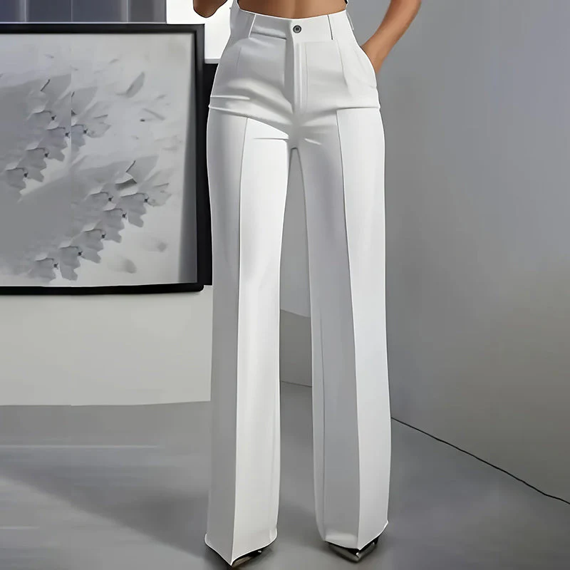 Linaya - Pantaloni Eleganti a Vita Alta - Image 4