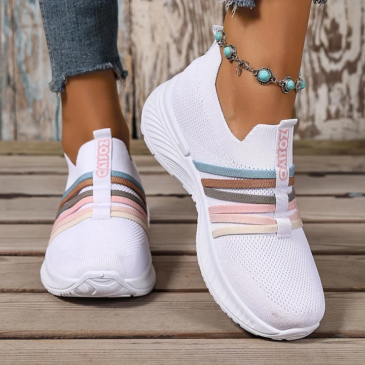 Lioray - Sneaker Casual a Righe - Image 14