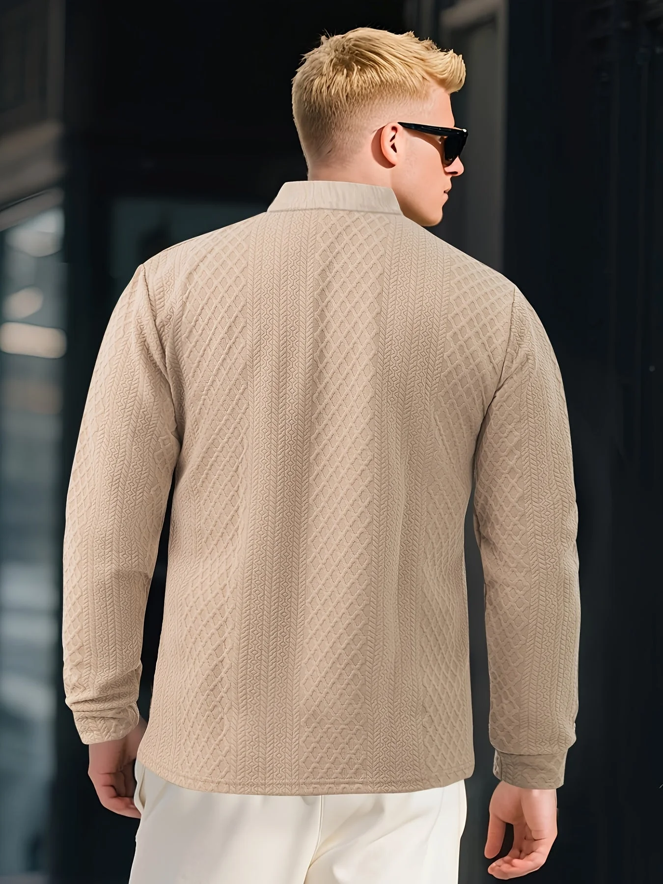 Liranda - Camicia A Maniche Lunghe Lavorata A Maglia Con Bottoni - Image 12