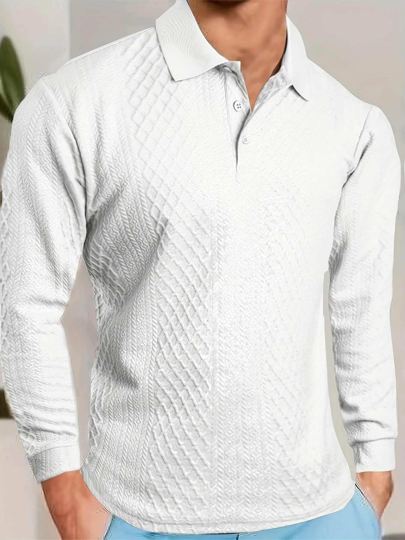 Liranda - Camicia A Maniche Lunghe Lavorata A Maglia Con Bottoni - Image 2