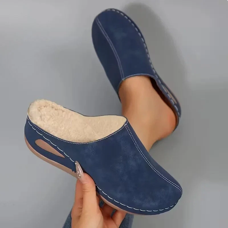 Lirona - Comodi Mocassini Slip-on Con Fodera in Pile - Image 4