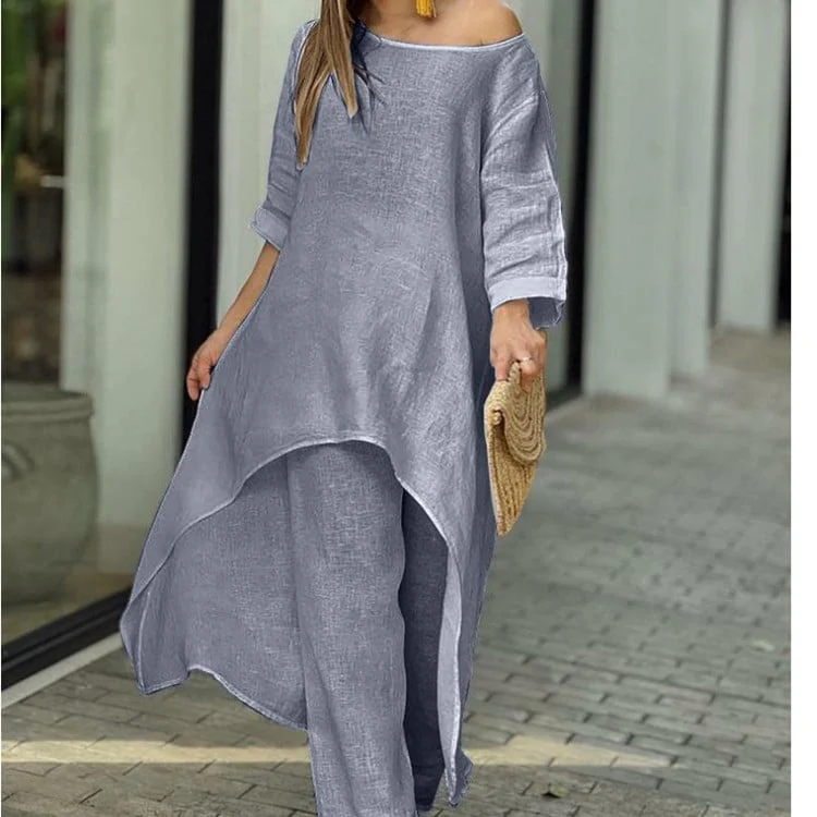 Liselotte - Abito Casual in Lino Alla Moda - Image 7