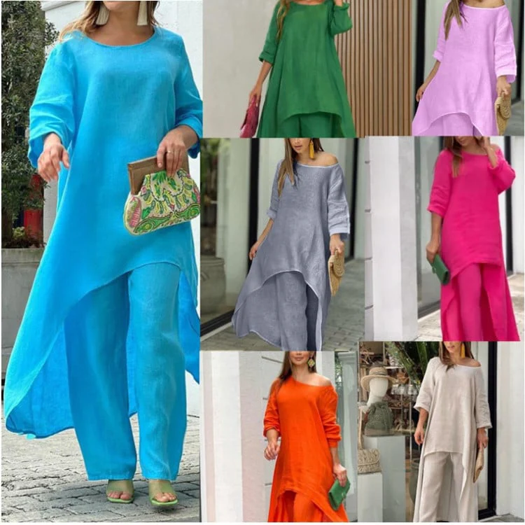 Liselotte - Abito Casual in Lino Alla Moda - Image 9