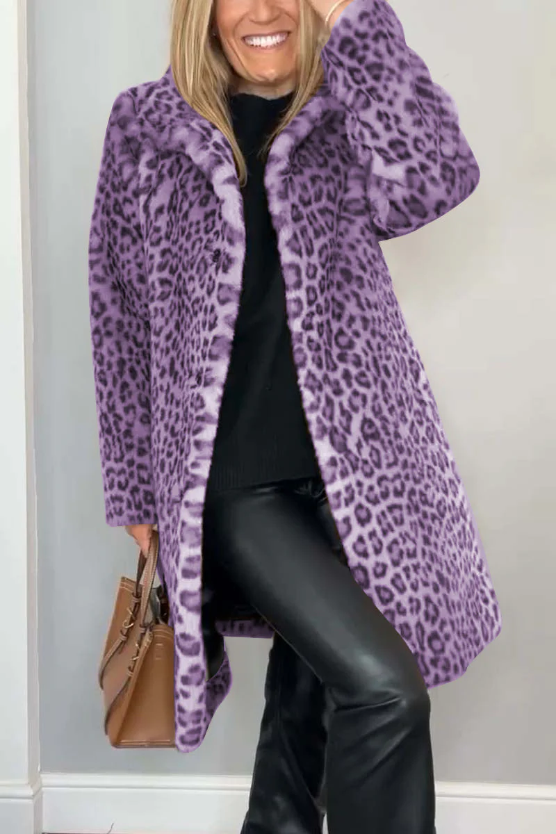 Lizzie - Cappotto Con Stampa Leopardata - Image 6