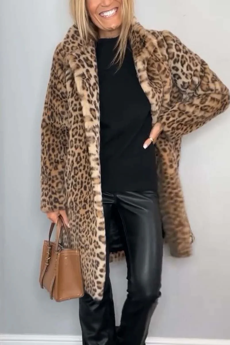 Lizzie - Cappotto Con Stampa Leopardata - Image 8