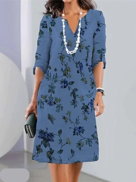 Lizzy - Abito a Tunica Doppio Con Stampa Floreale - Image 3