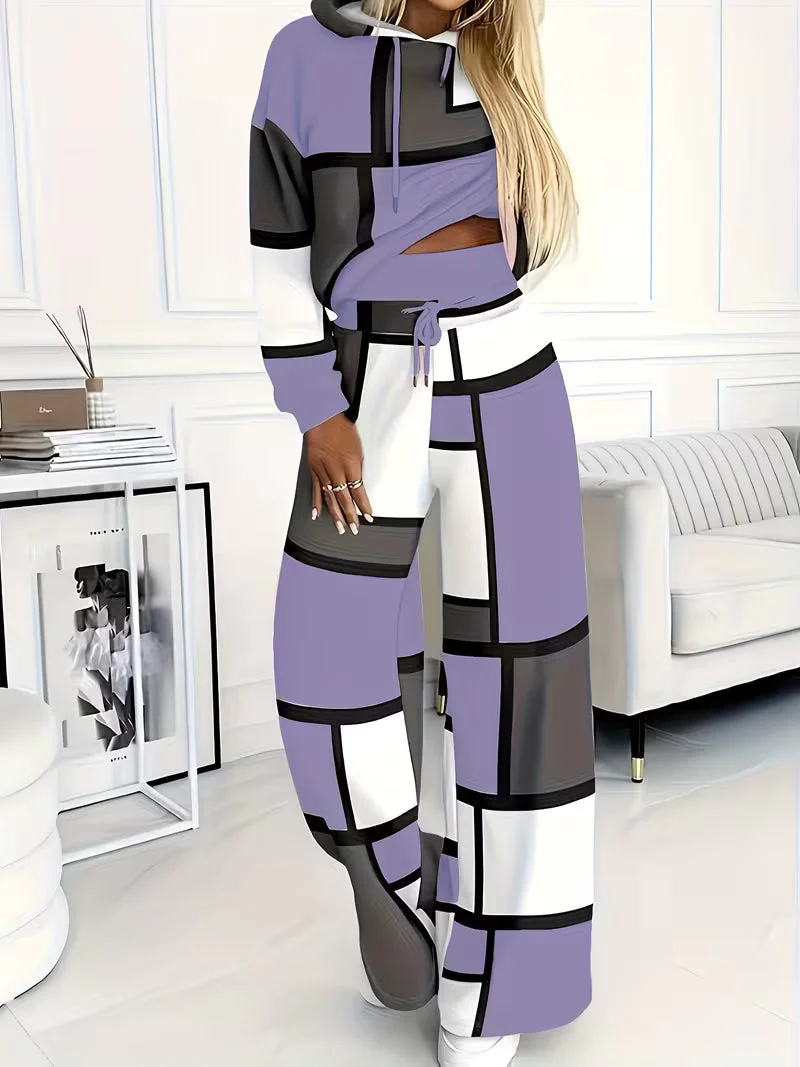 Loana - Set Casual a Due Pezzi Con Blocchi Di Colore - Image 5