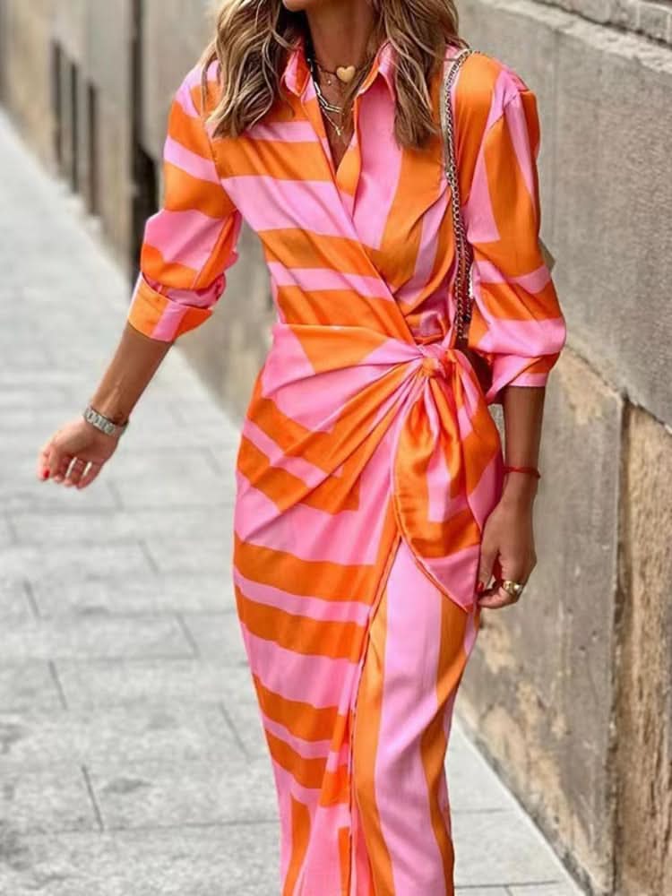Lorena - Vestito Con Stampa a Portafoglio - Image 6
