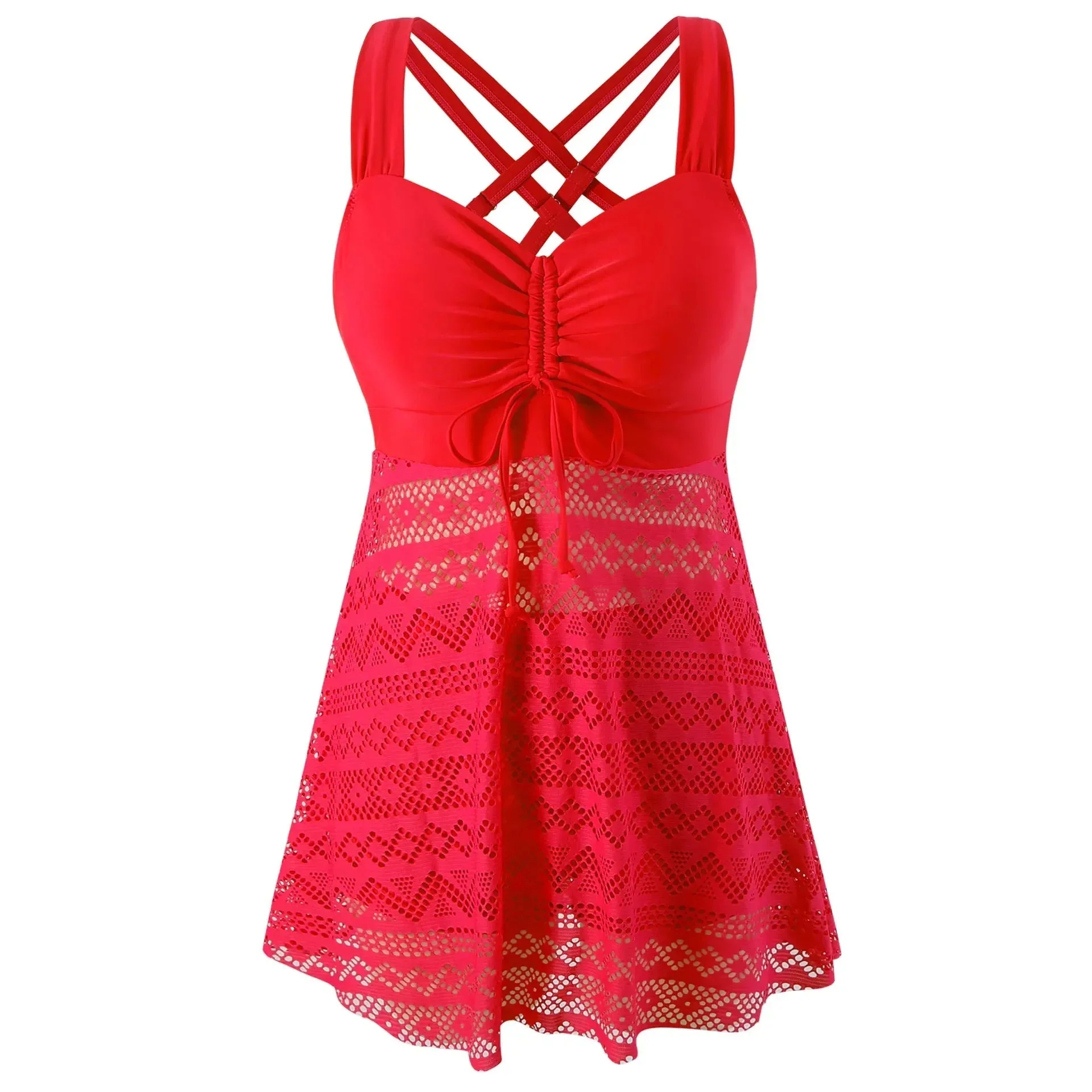 Loriane - Costume Da Bagno Con Scollo All'americana In Pizzo Premium - Image 4