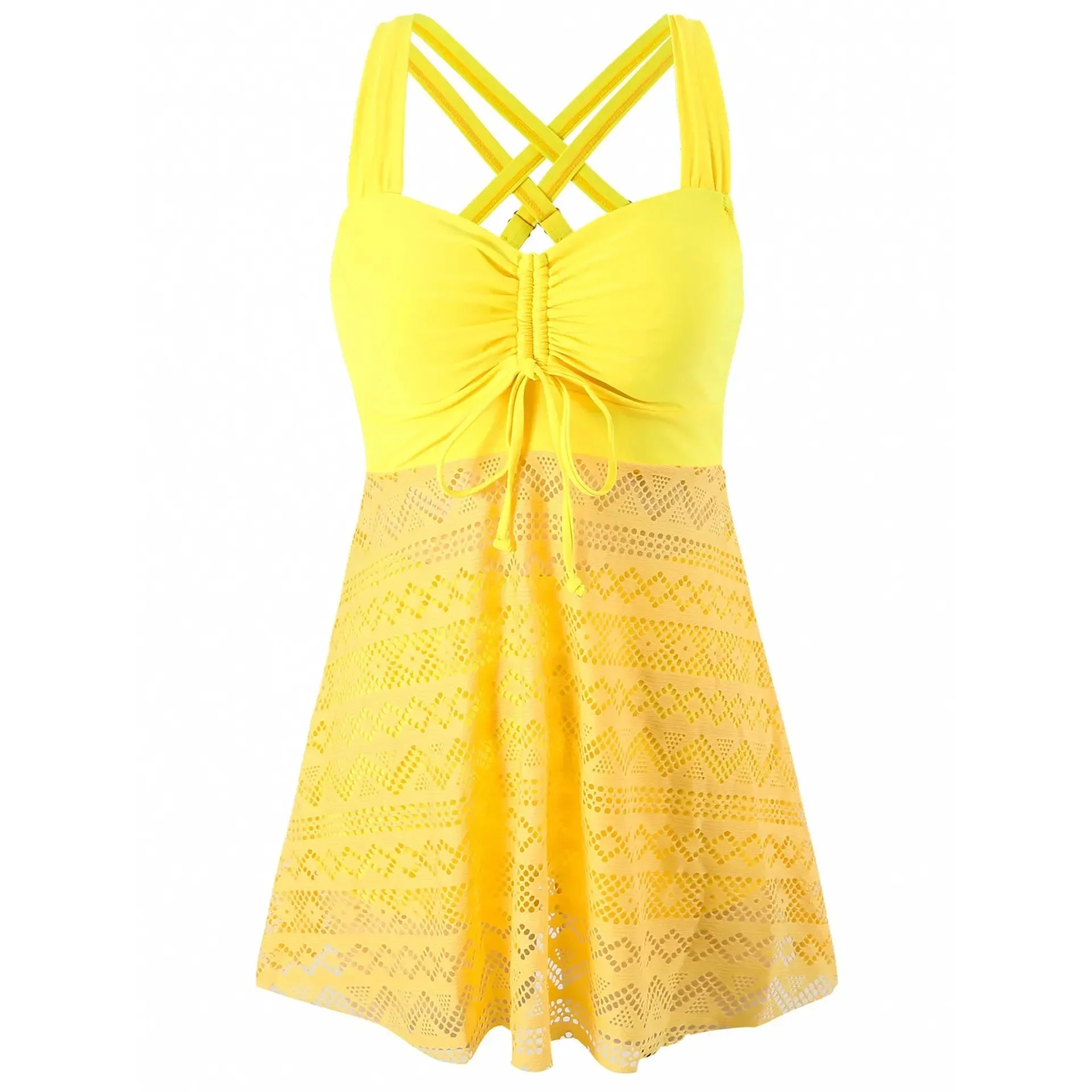 Loriane - Costume Da Bagno Con Scollo All'americana In Pizzo Premium - Image 5