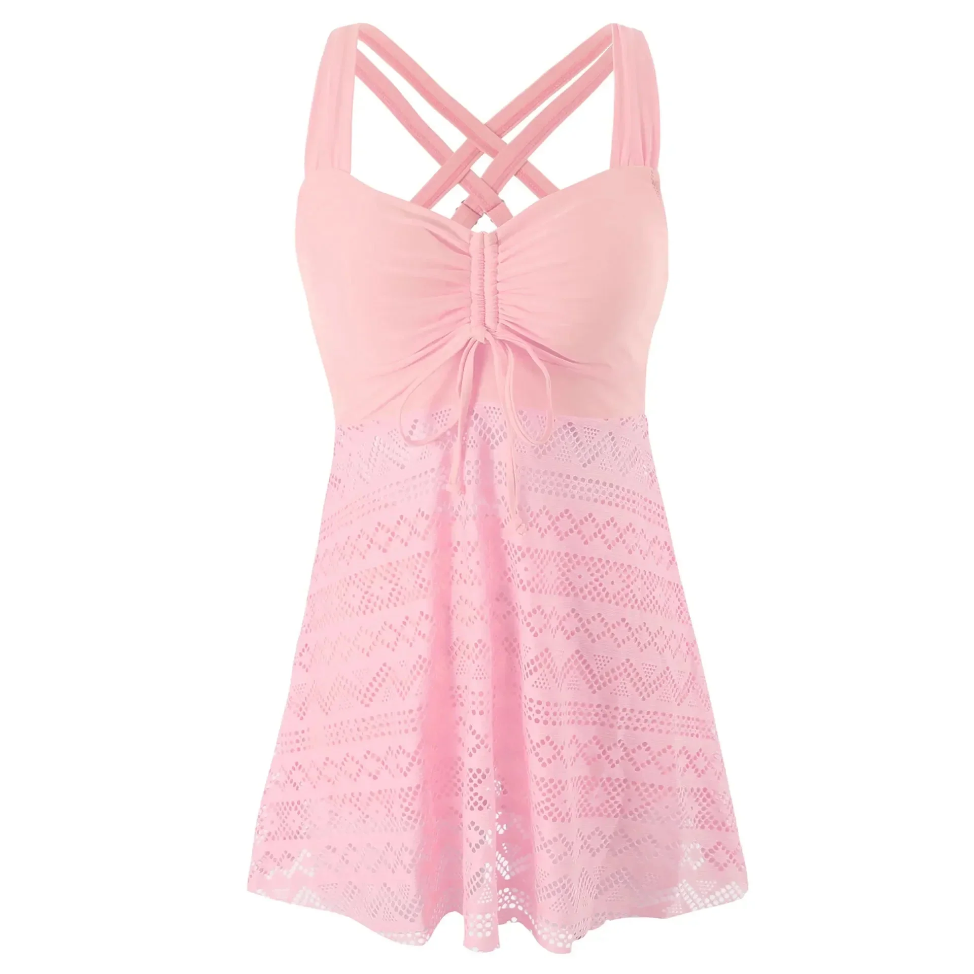 Loriane - Costume Da Bagno Con Scollo All'americana In Pizzo Premium - Image 6