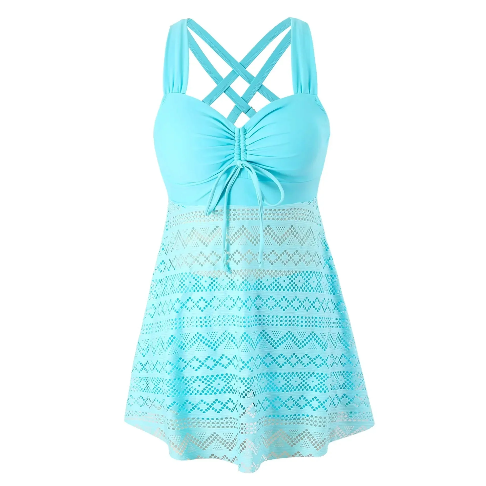 Loriane - Costume Da Bagno Con Scollo All'americana In Pizzo Premium - Image 7