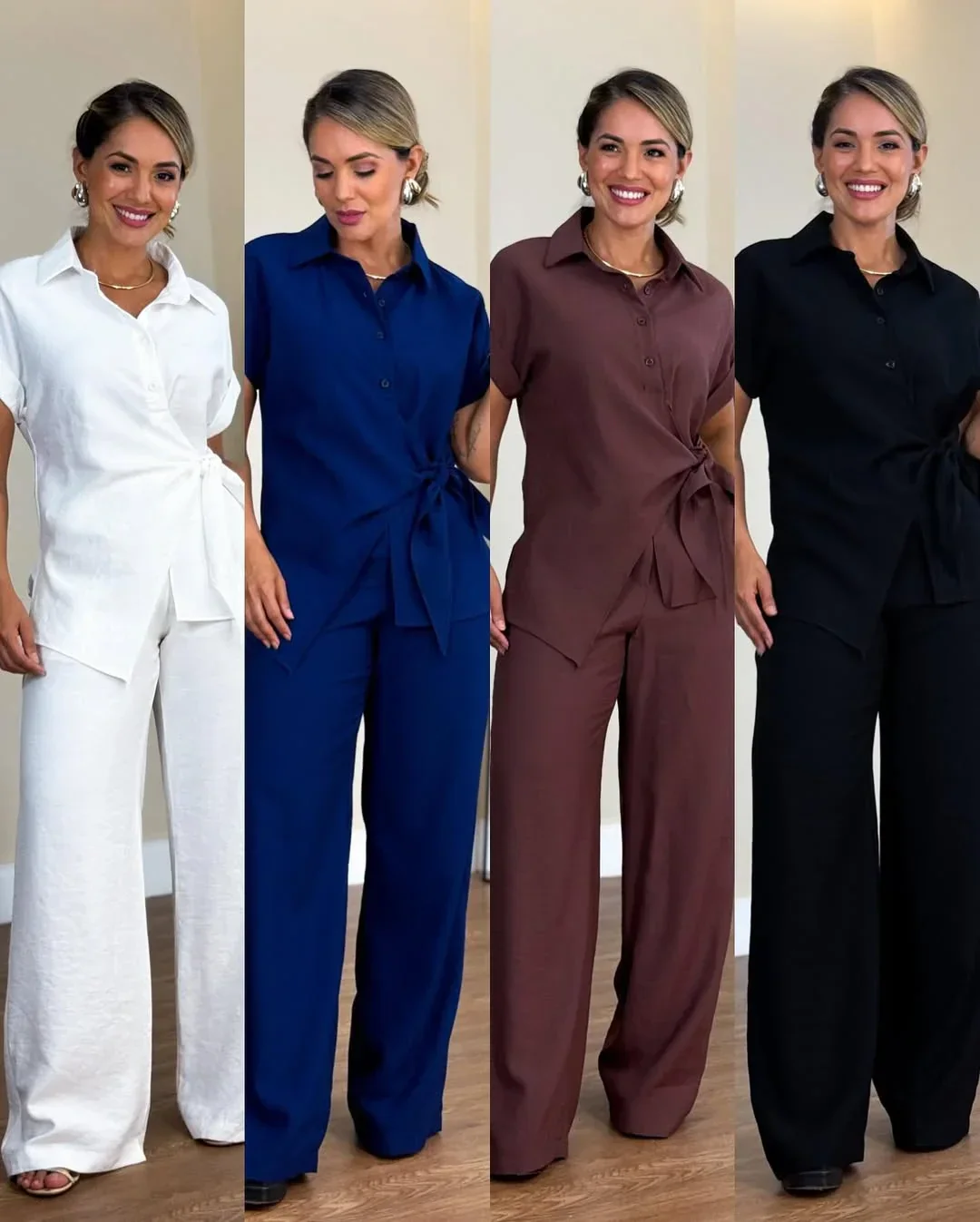 Lorie - Elegante Completo a Due Pezzi Con Laccio Frontale - Image 11