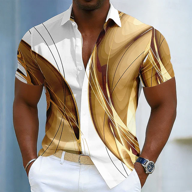 Lovren - Camicia a Maniche Corte Con Stampa - Image 4