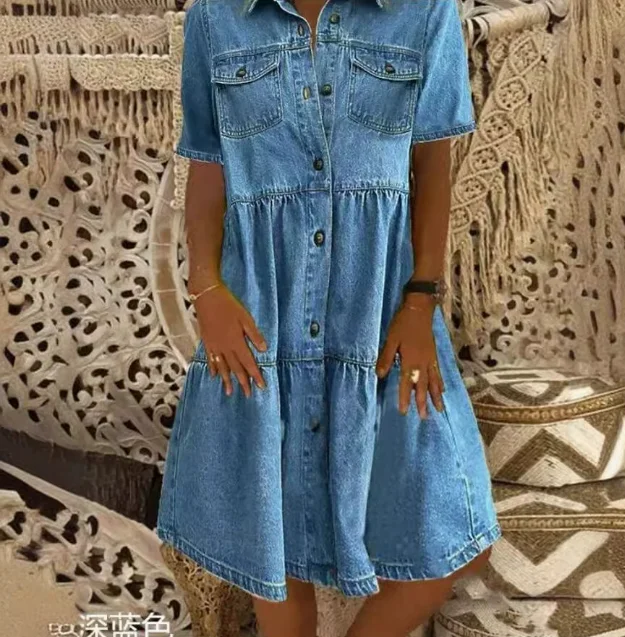 Ludmiła - Abito in Denim Boho - Image 2