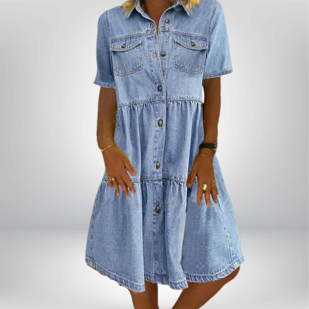 Ludmiła - Abito in Denim Boho - Image 3