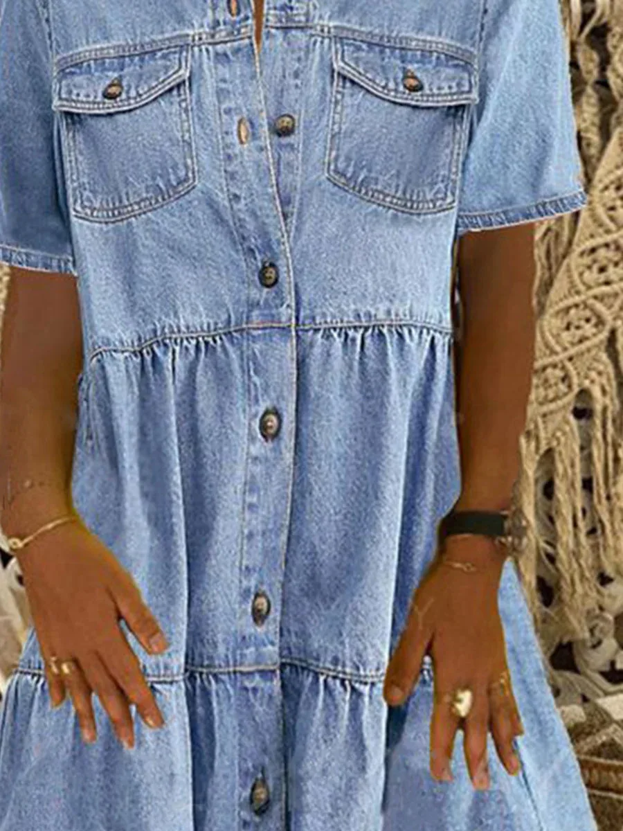 Ludmiła - Abito in Denim Boho - Image 4