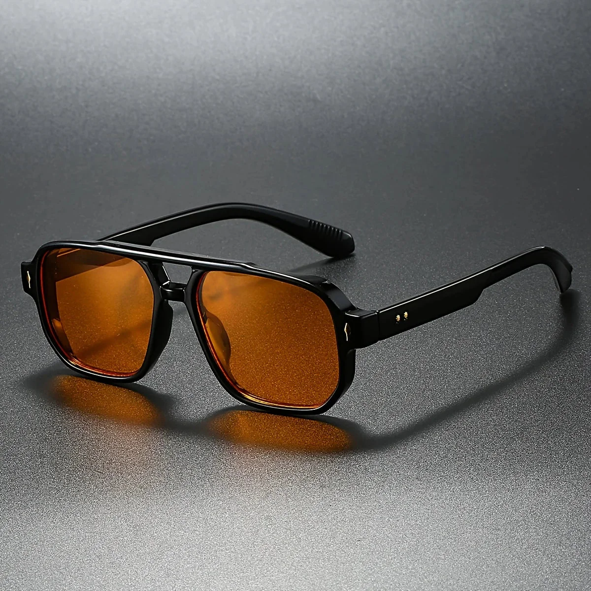 LumeSight - Occhiali Da Sole Con Doppio Ponte Quadrato