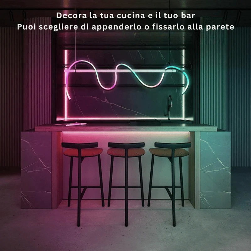 LumiRope - Luce Flessibile In Silicone RGB Intelligente a 360 Gradi - Image 5