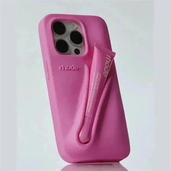 LuxeLoop - Custodia in Silicone per iPhone con Portarossetto - Image 4