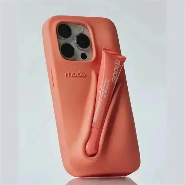 LuxeLoop - Custodia in Silicone per iPhone con Portarossetto - Image 8