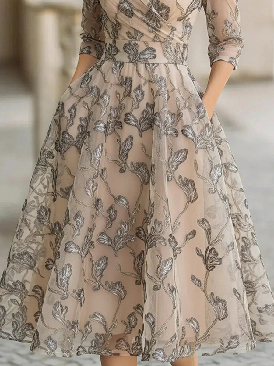 Lyanni - Abito Lungo Classico ed Elegante - Image 3
