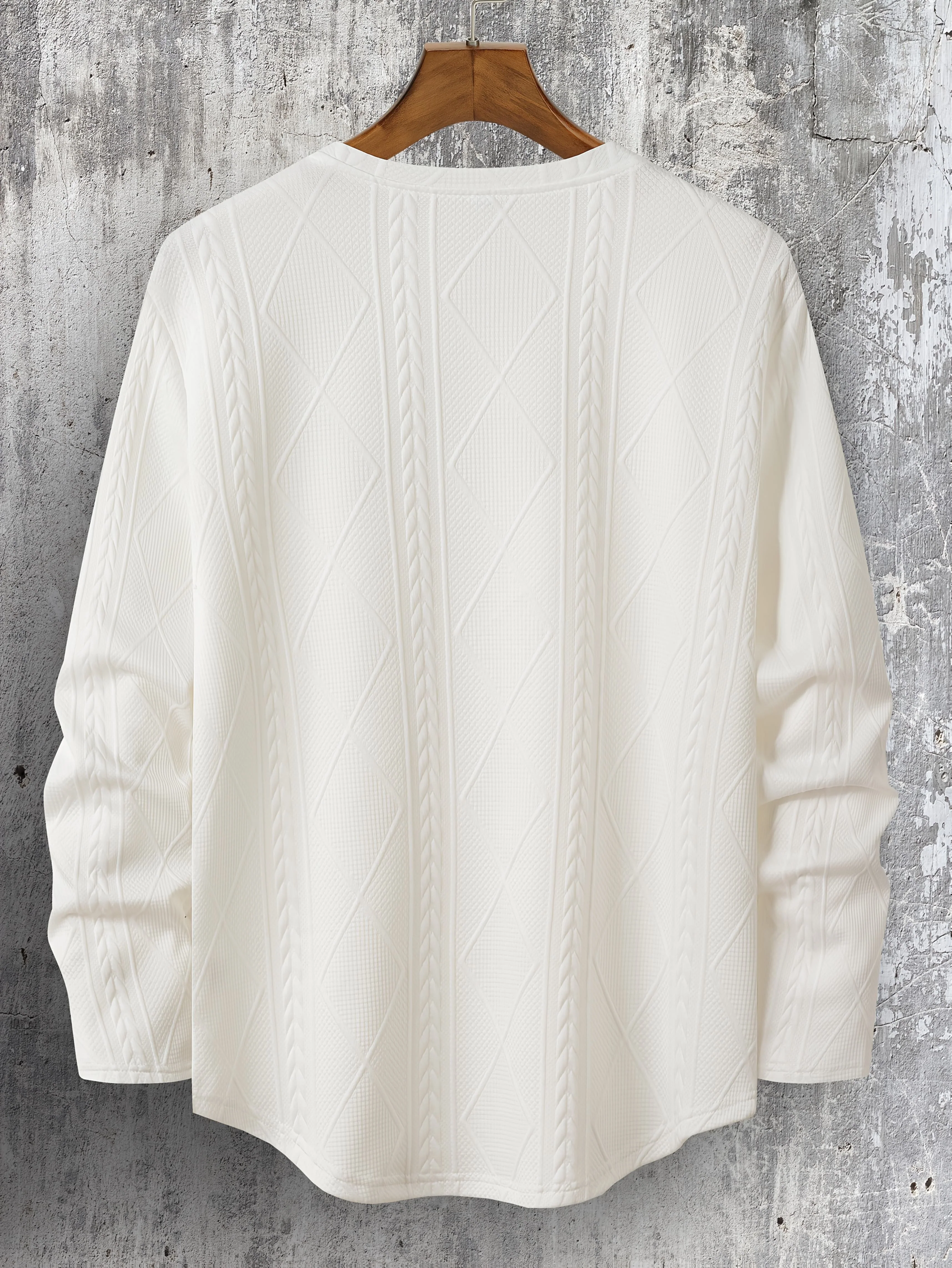 Lyman - Felpa Con Cappuccio a Maniche Lunghe Con Motivo Geometrico - Image 6