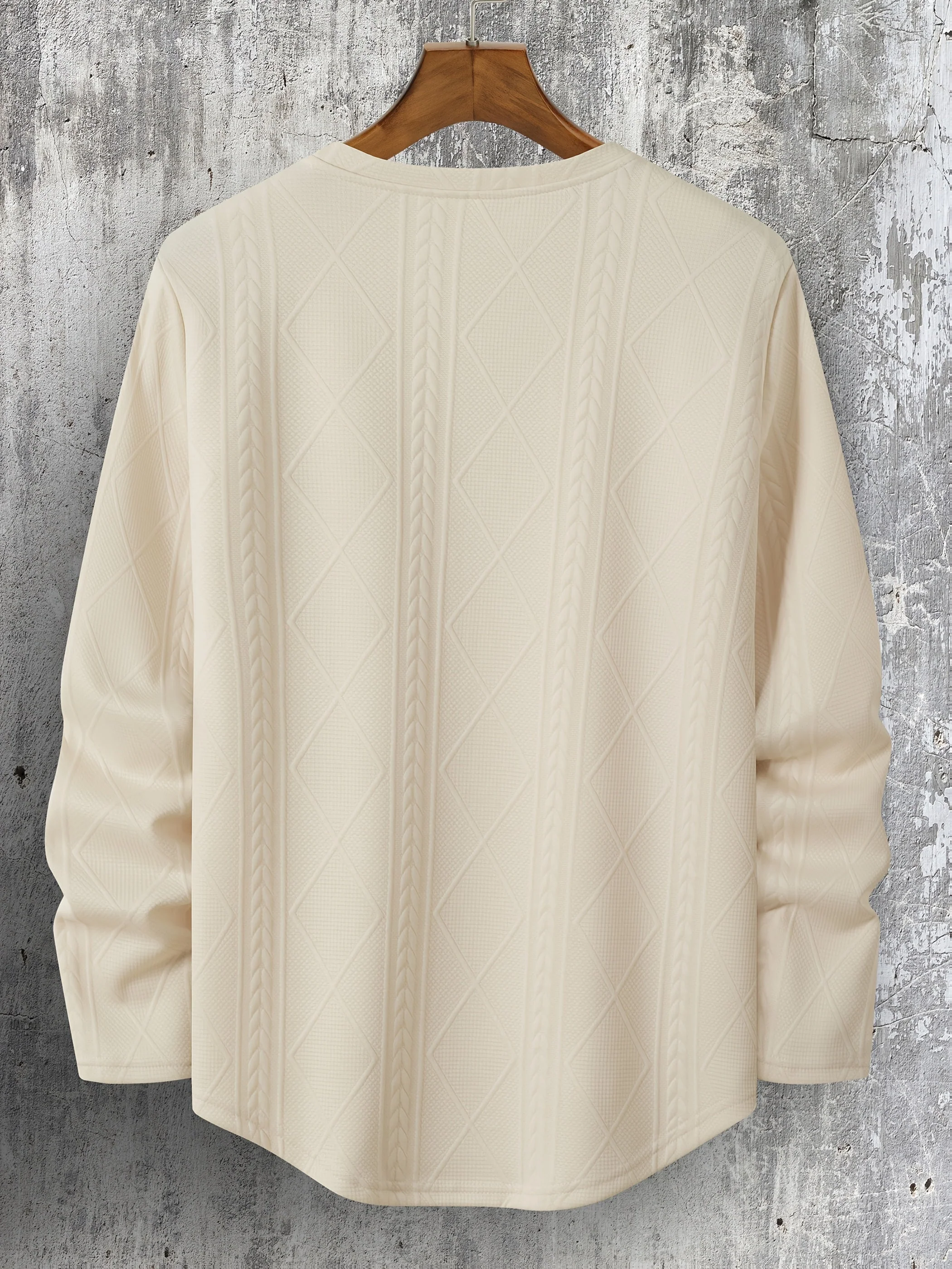 Lyman - Felpa Con Cappuccio a Maniche Lunghe Con Motivo Geometrico - Image 7