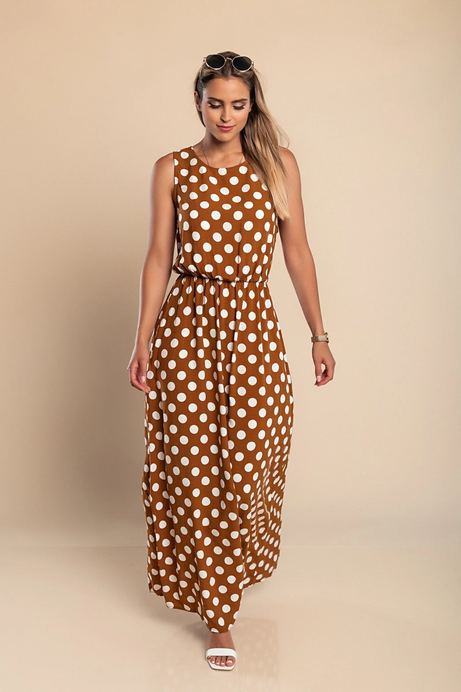 Lyna - Maxi Abito a Pois