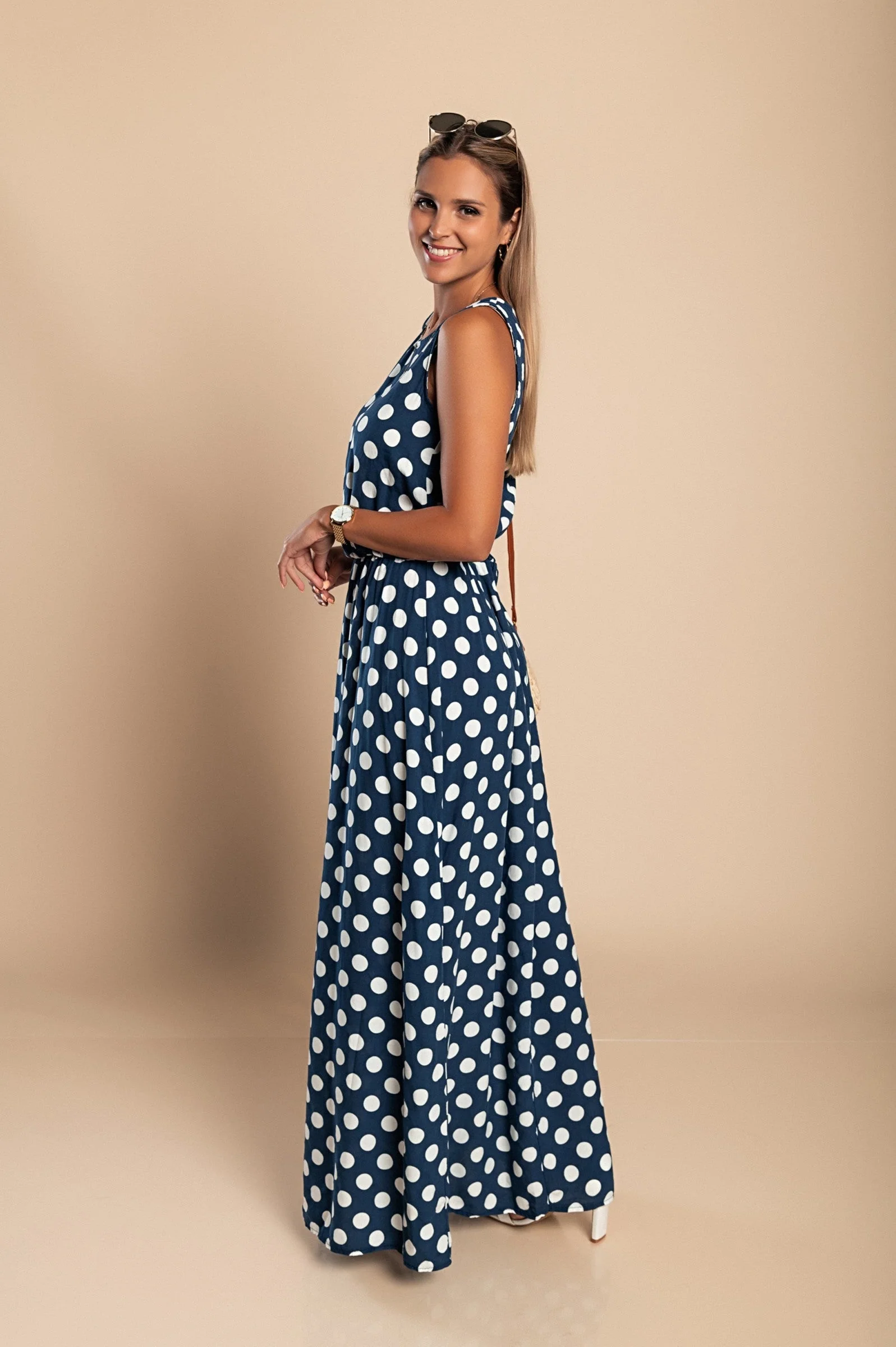 Lyna - Maxi Abito a Pois - Image 11