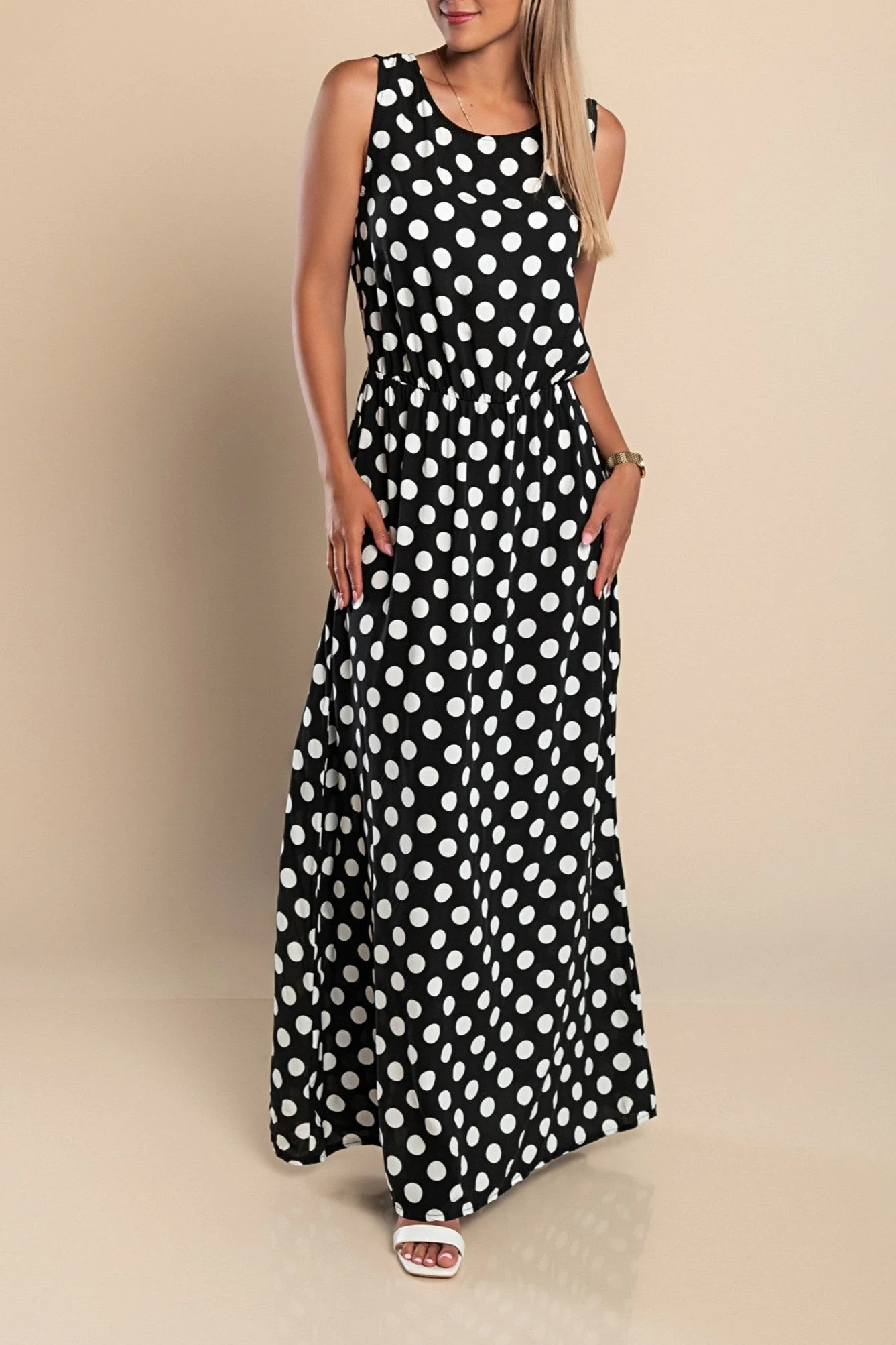Lyna - Maxi Abito a Pois - Image 7